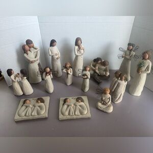 Willow Tree Figurines and Plaques- Group Set of 14
